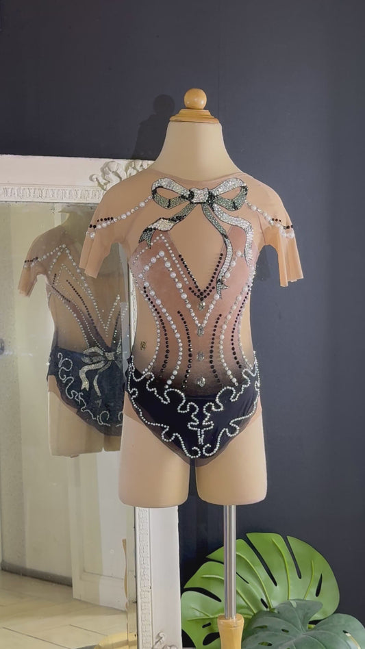 Nude & Black Ribbon RG Leo