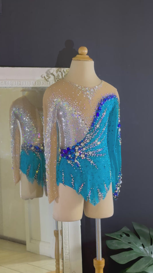 Teal Diamond RG Leotard