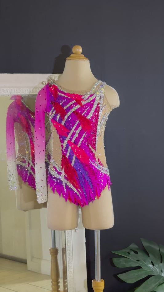Magenta Mirage RG Leotard