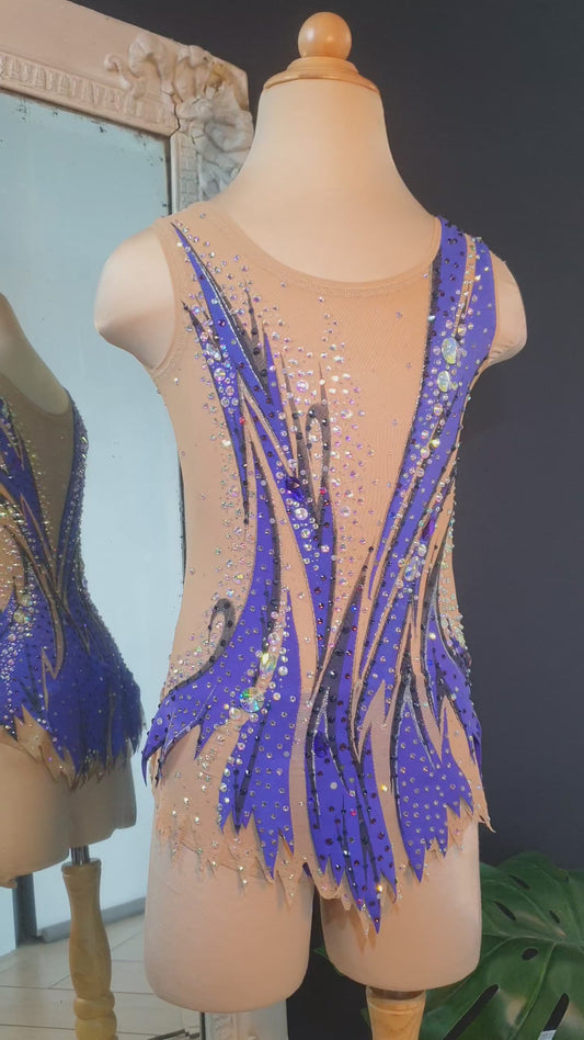 MYR350 rental price Royal Blue Leotard (MYR1400 at Checkout Includes Security Deposit)