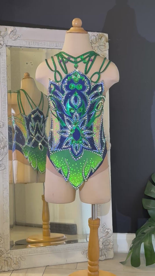 Emerald Jewel Rhythmic Gymnastic Leotard