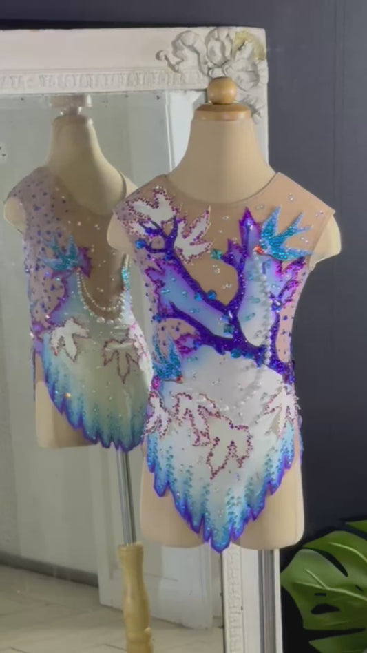Swallow with Pearl Leotard