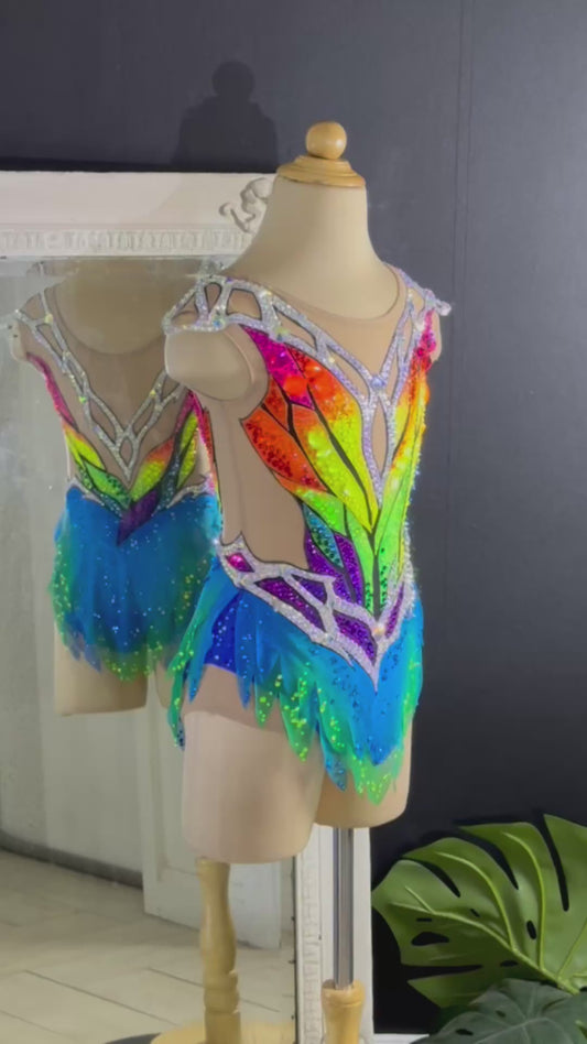 Rainbow Burst Leotard